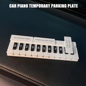 Car Piano Temporary Parking Card Telephone Number Plate