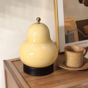 Rechargerble Table Lamps Vintage Pear LED Touch Dimming Lamp